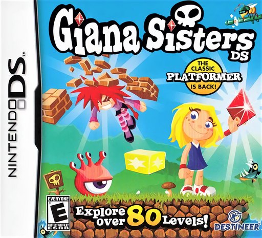 Giana Sisters DS box art