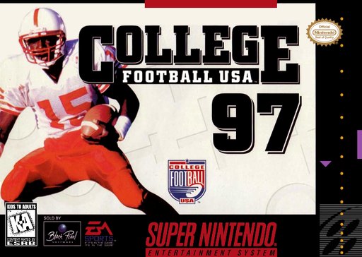 College Football USA 97 box art