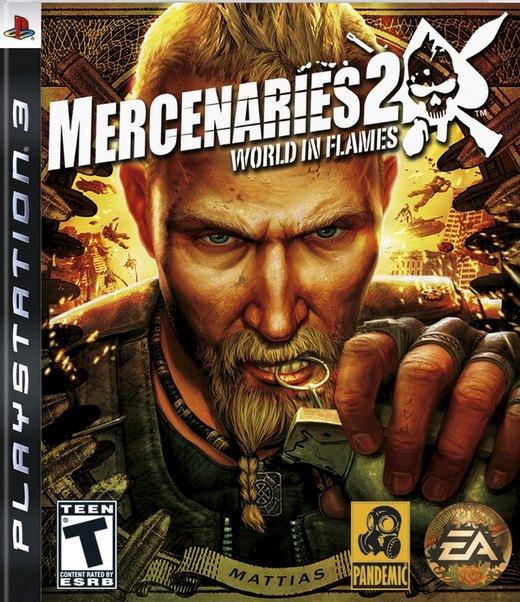 Mercenaries 2: World in Flames box art