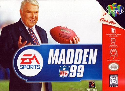 Madden NFL 99 box art