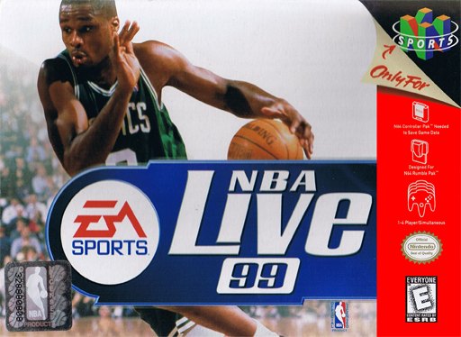 NBA Live 99 box art