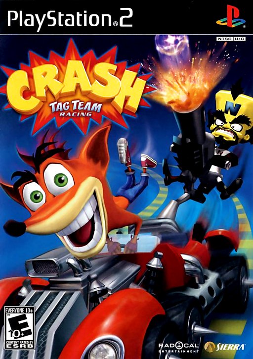 Crash Tag Team Racing box art