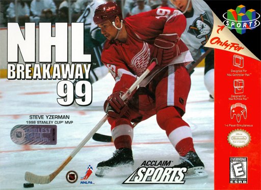 NHL Breakaway 99 box art