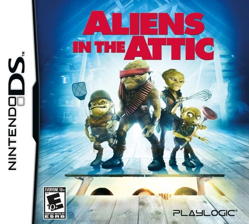 Aliens in the Attic box art