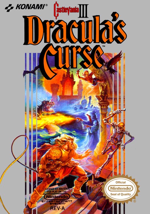 Castlevania III: Dracula's Curse box art