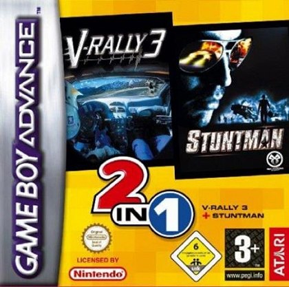 2 in 1: V-Rally 3 + Stuntman box art