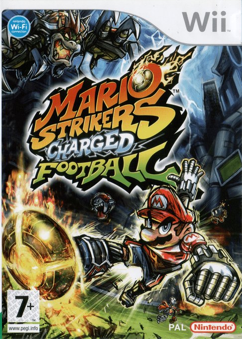 Mario Strikers Charged Football box art
