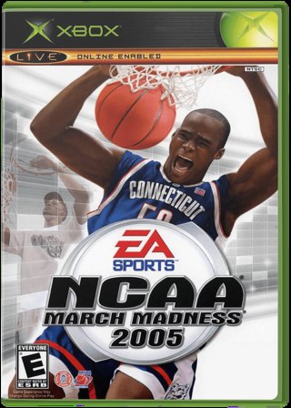 NCAA March Madness 2005 box art