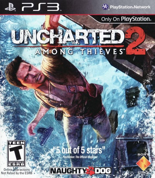 Uncharted 2: Among Thieves box art