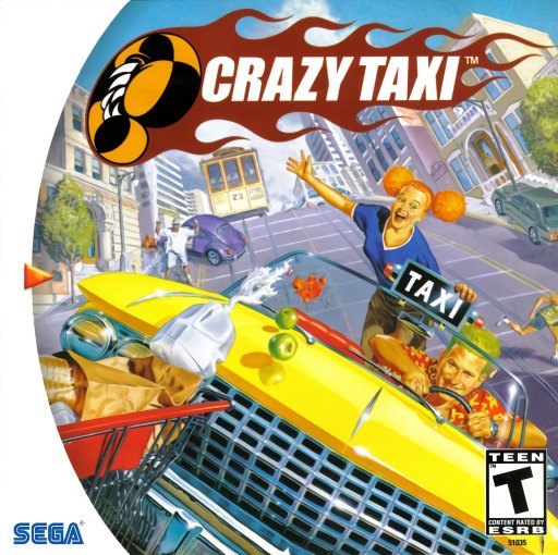 Crazy Taxi box art