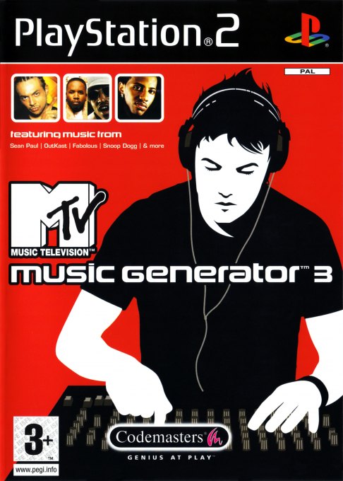 MTV Music Generator 3 box art