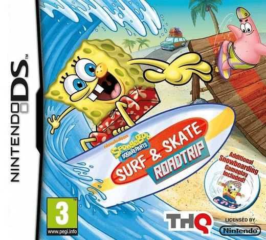 SpongeBob's Surf _ Skate: Roadtrip box art