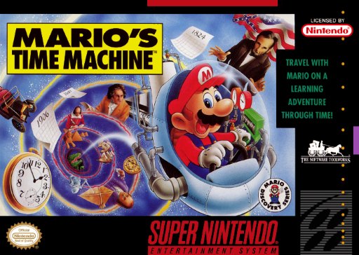 Mario's Time Machine box art