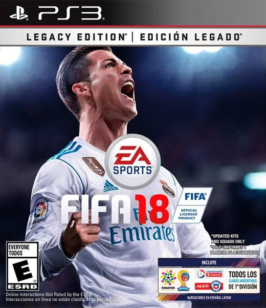 FIFA 18: Legacy Edition box art