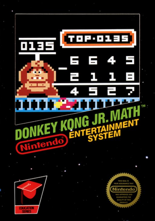 Donkey Kong Jr. Math box art