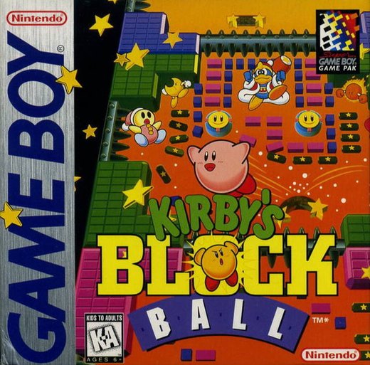 Kirby's Block Ball box art