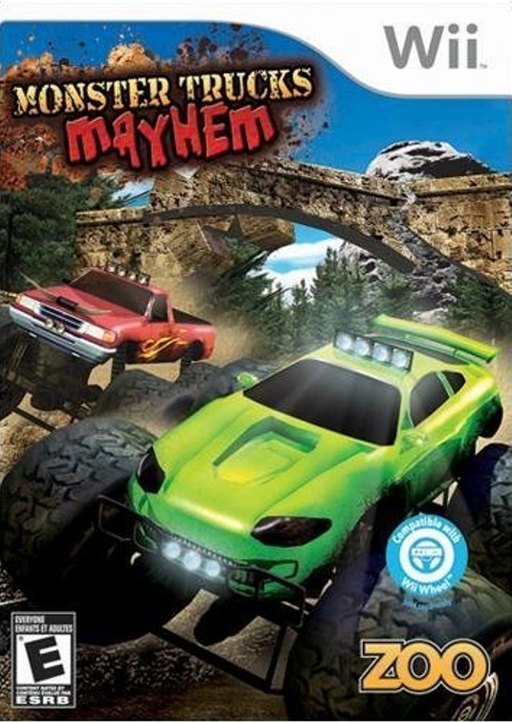 Monster Trucks Mayhem box art