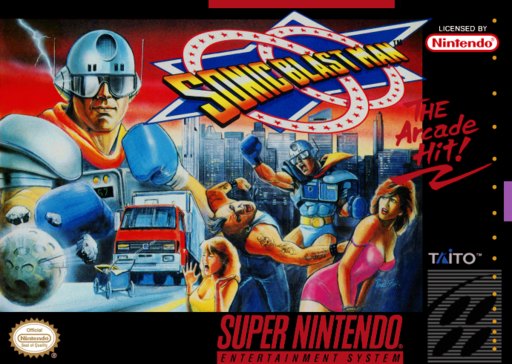 Sonic Blast Man box art