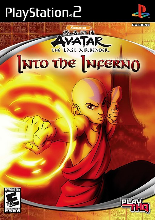 Nickelodeon Avatar: The Last Airbender: Into the Inferno box art