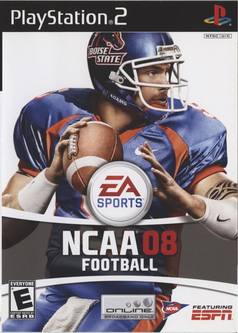 NCAA Football 08 box art