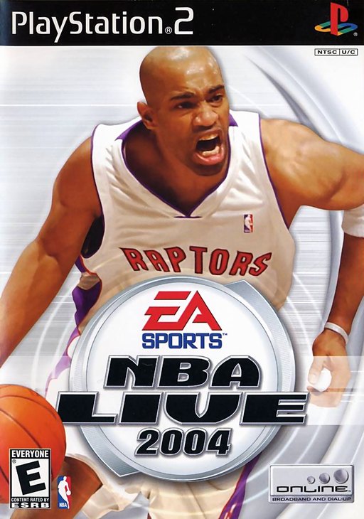 NBA Live 2004 box art