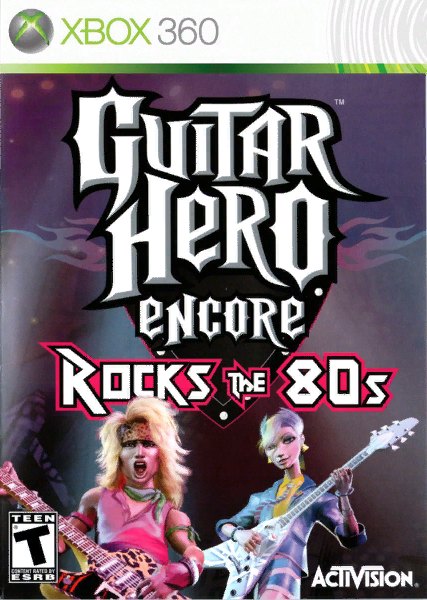 Guitar Hero Encore: Rocks the 80s box art