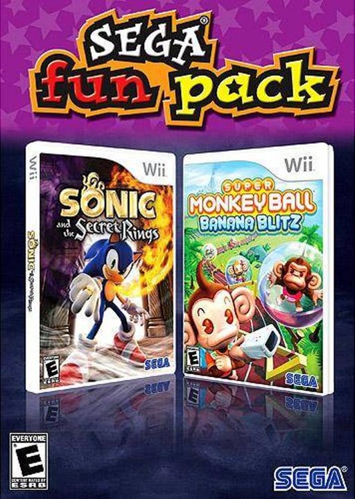 Sega Fun Pack Sonic and the Secret Rings _ Super Monkey Ball Banana Blitz box art