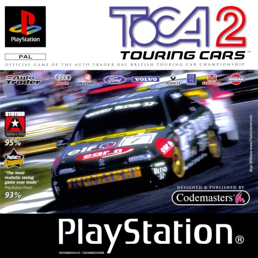 TOCA 2 Touring Cars box art