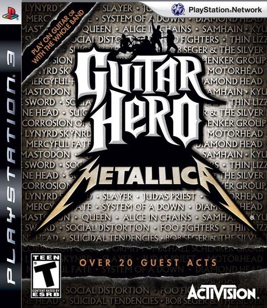 Guitar Hero: Metallica box art