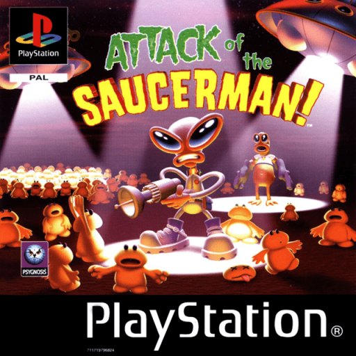 Attack of the Saucerman box art
