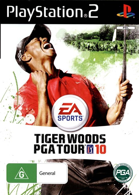 Tiger Woods PGA Tour 10 box art