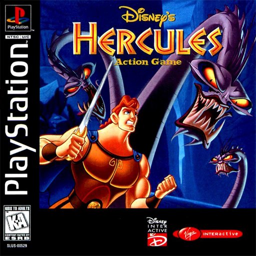 Disney's Hercules Action Game box art