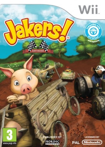 Jakers! Kart Racing box art