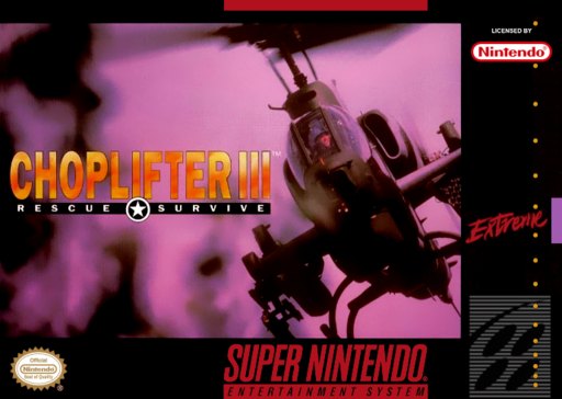 Choplifter III: Rescue-Survive box art