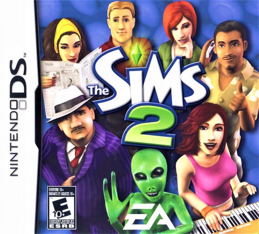 The Sims 2 box art