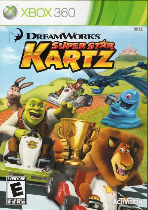 DreamWorks Super Star Kartz box art