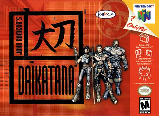 John Romero's Daikatana box art