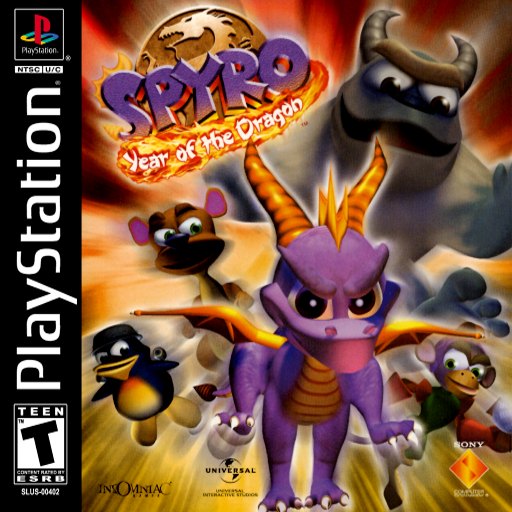 Spyro: Year of the Dragon box art