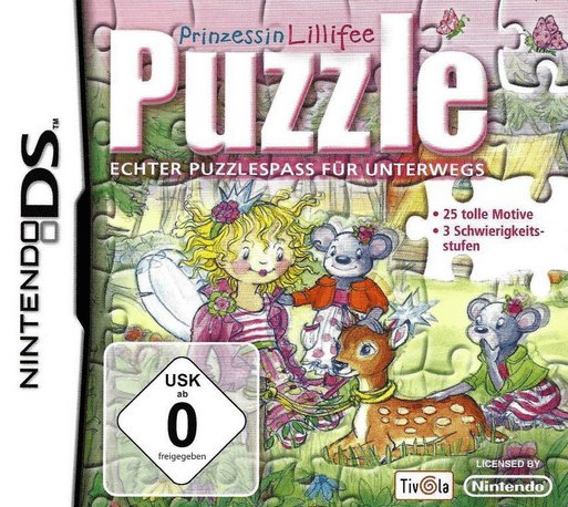 Prinzessin Lillifee Puzzle: Echter Puzzlespass fuer Unterwegs box art