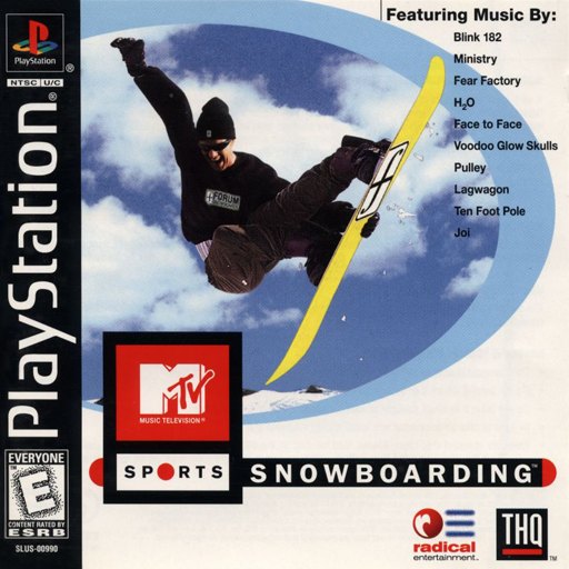 MTV Sports: Snowboarding box art