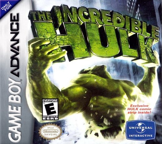 The Incredible Hulk box art