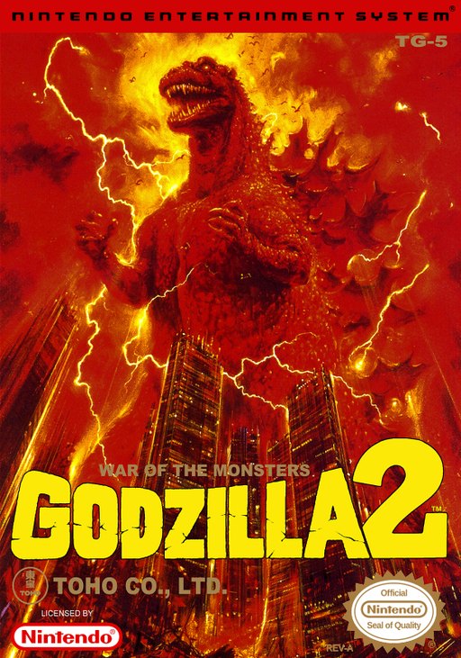 Godzilla 2: War of the Monsters box art