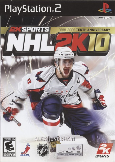 NHL 2K10 box art