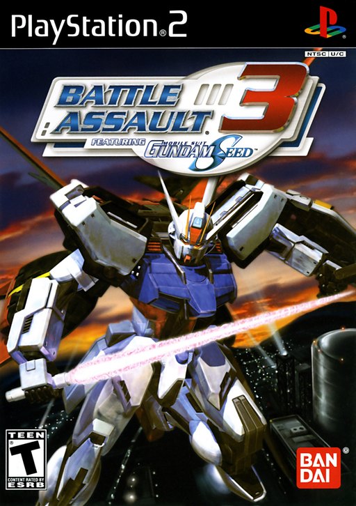 Battle Assault 3 featuring Gundam Seed box art