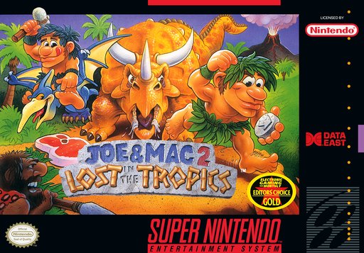 Joe _ Mac 2: Lost in the Tropics box art