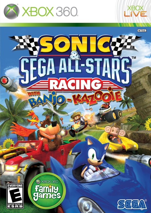 Sonic & SEGA All-Stars Racing with Banjo-Kazooie box art