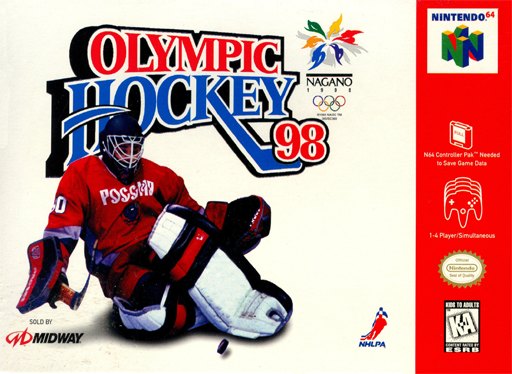 Olympic Hockey 98 box art