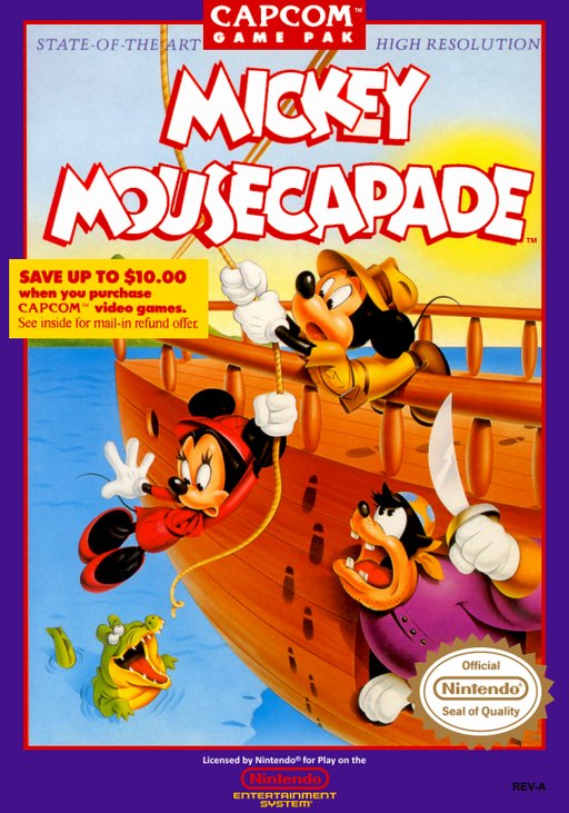 Mickey Mousecapade box art