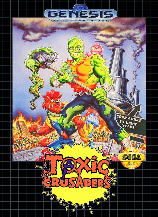 Toxic Crusaders box art
