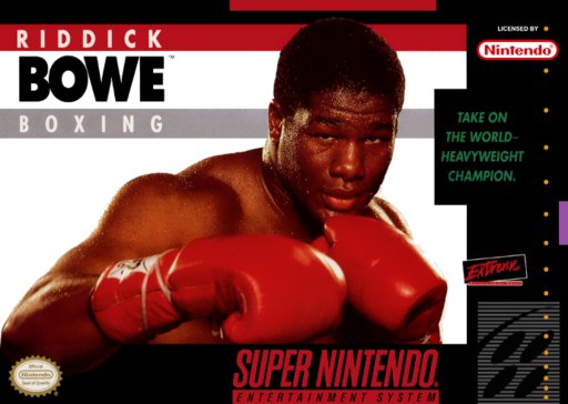 Riddick Bowe Boxing box art